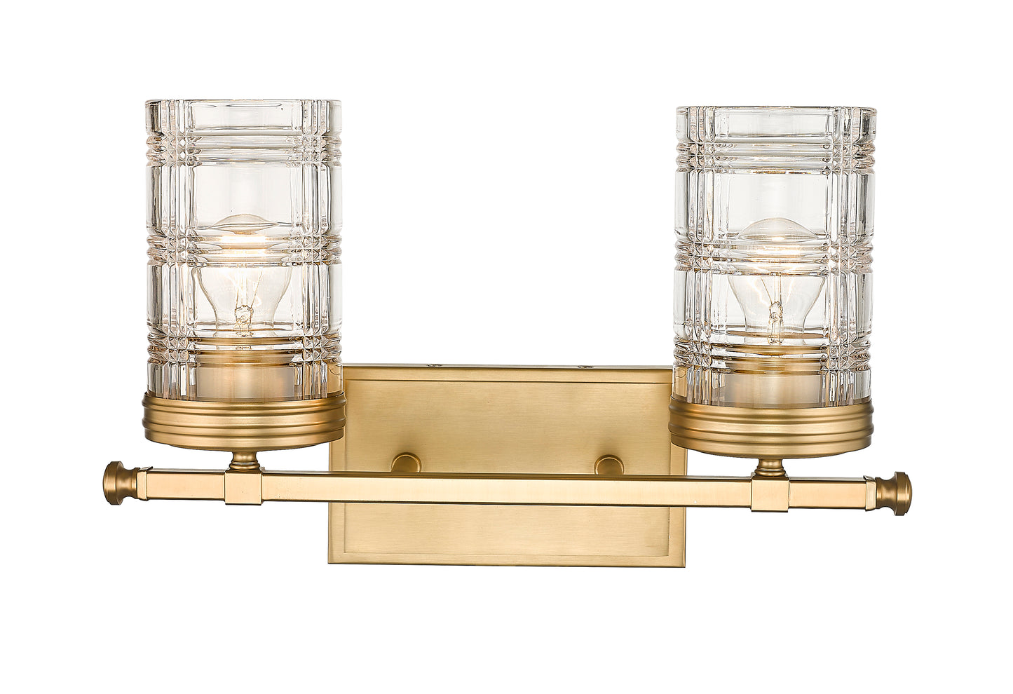 344-2V-HG - Archer 2 Light 18" Vanity - Heirloom Gold