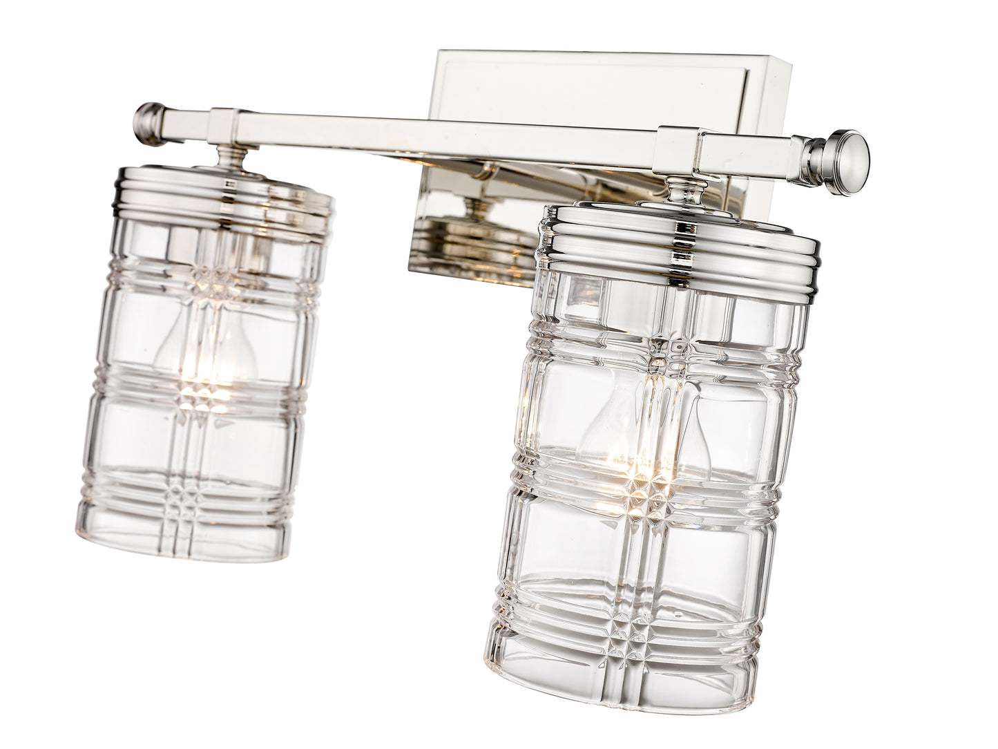 344-2V-PN - Archer 2 Light 18" Vanity - Polished Nickel