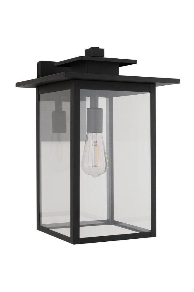 ZA7034-TB - Rock Creek 1 Light 17" High Outdoor Wall Lantern - Textured Black