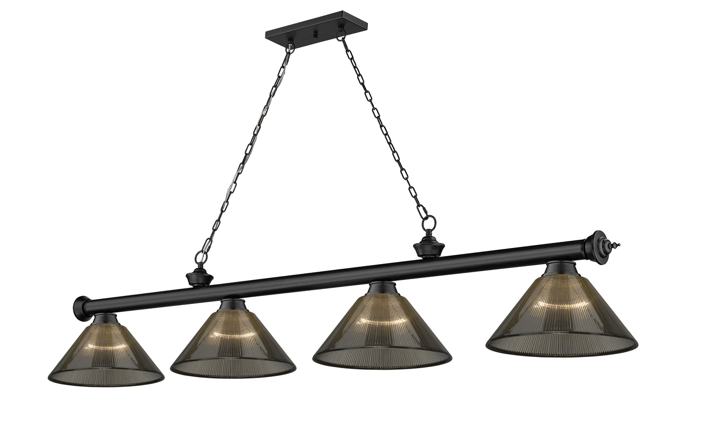 2306-4MB-ARS - Cordon 4 Light 81" Billiard - Matte Black