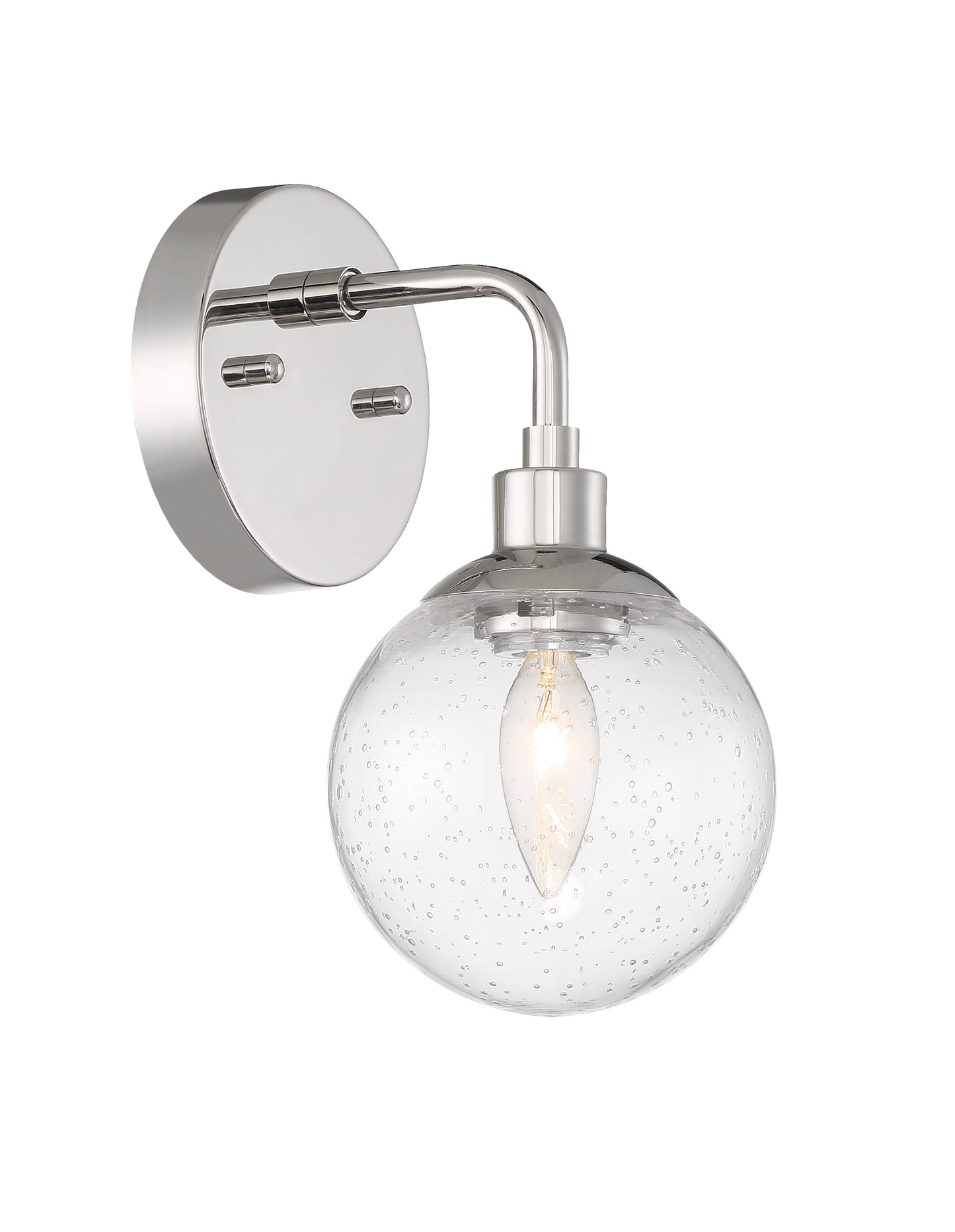 53301-CH - Que 1 Light 10.5" High Wall Sconce - Chrome