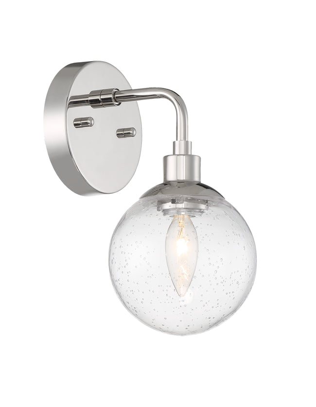 53301-CH - Que 1 Light 10.5" High Wall Sconce - Chrome