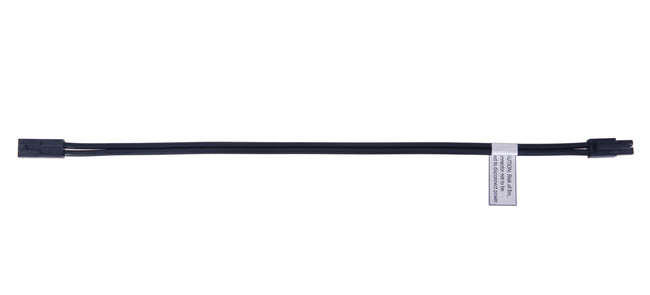 CPK11-XT12-BLK - Under Cabinet Puck 0.5" Wide Connector Cord - Black