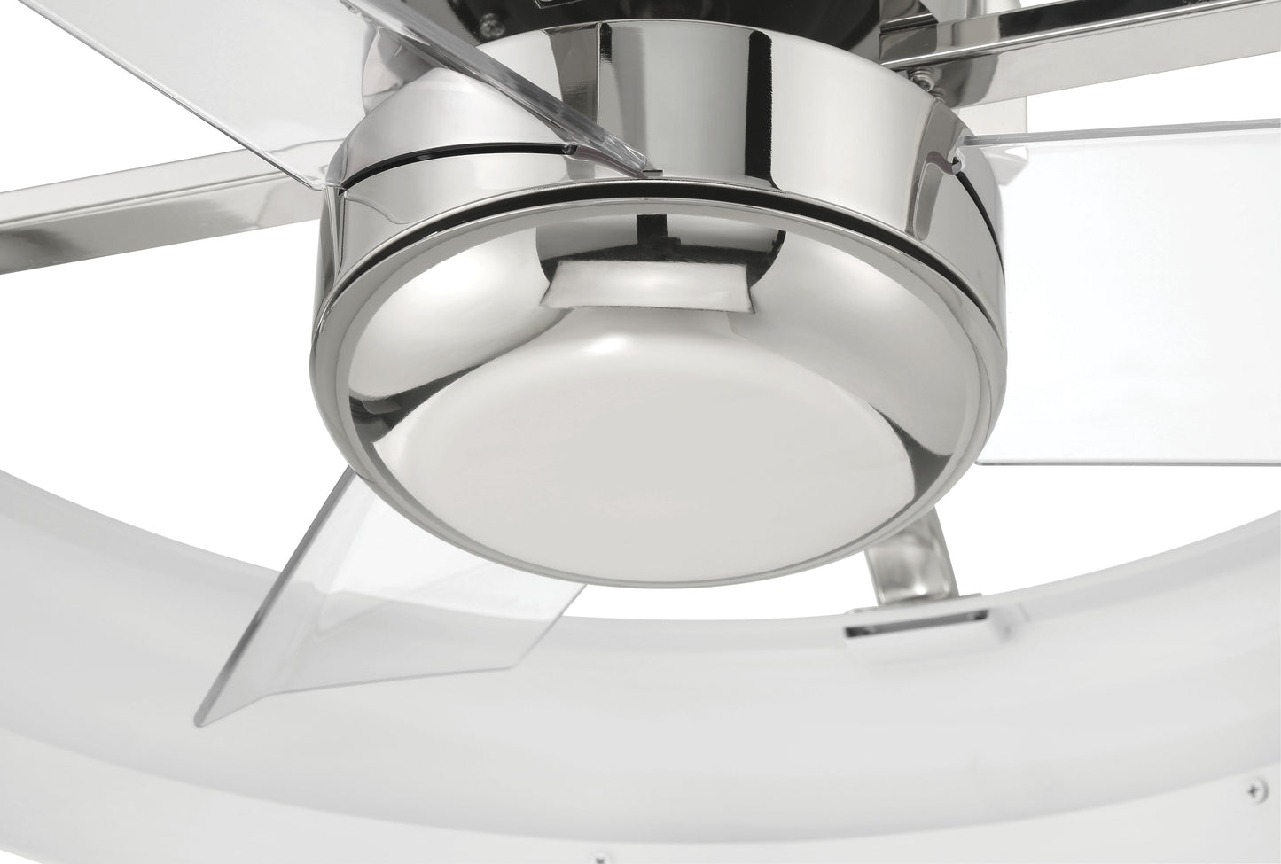TYL24WPLN3 - Taylor 20" 3 Blade Indoor Outdoor Ceiling Fan with Light Kit - White / Polished Nickel