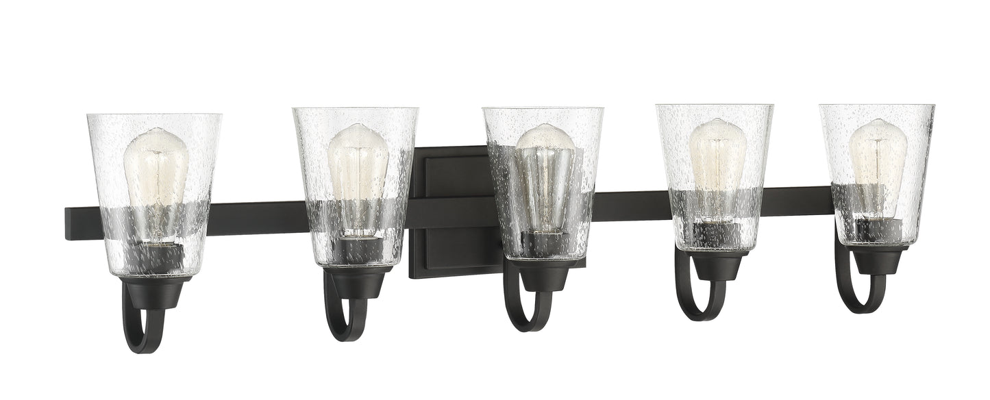 41905-ESP-CS - Grace 5 Light 37" Wide Vanity Light - Espresso