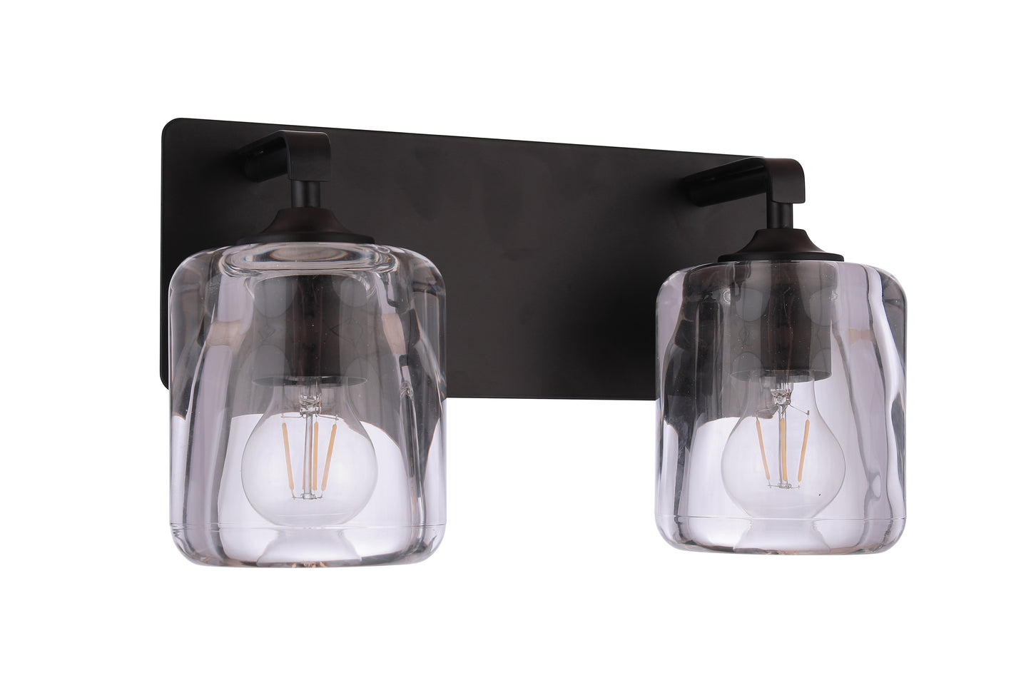 20614FB2 - Andie 2 Light 14" Wide Vanity Light - Flat Black