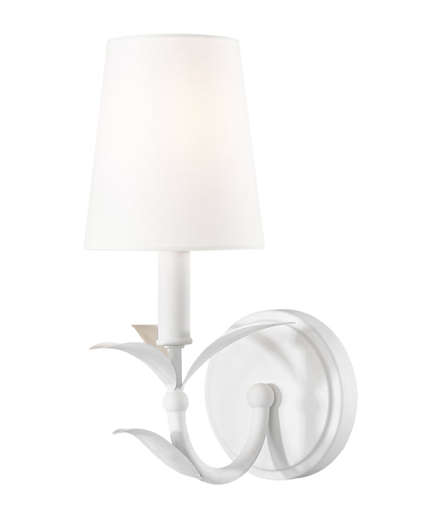 830-1S-TXWH - Aslin 1 Light Wall 12" Sconce - Textured White