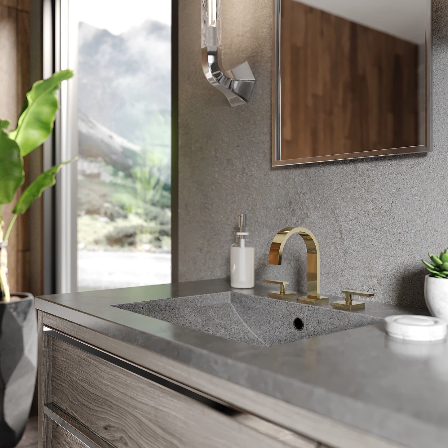 BLS-BF-PG - Autograph Edition Bliss Bath Faucet in Polished Gold