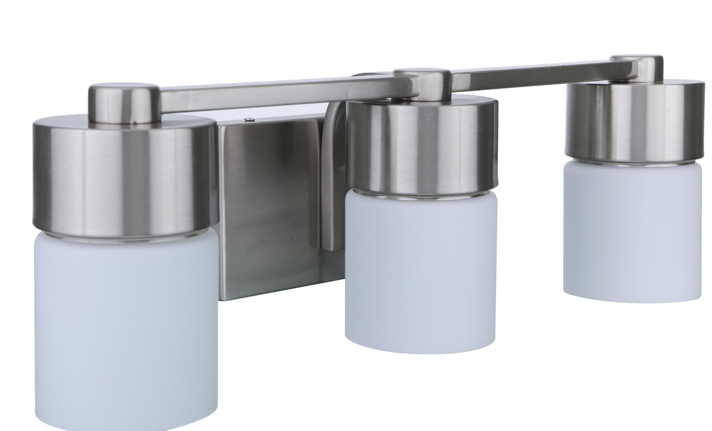 12322BNK3 - District 3 Light 22" Wide Vanity Light - Brushed Nickel