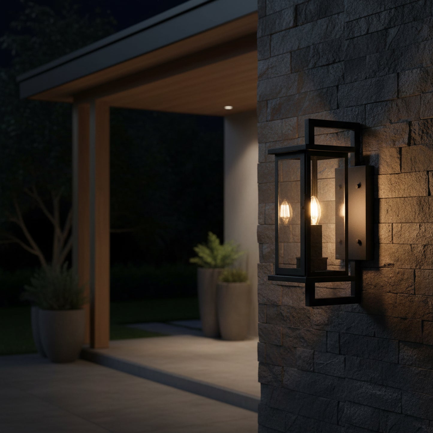 ZA8000-TB - Jordan 2 Light 20" High Outdoor Wall Lantern - Textured Black