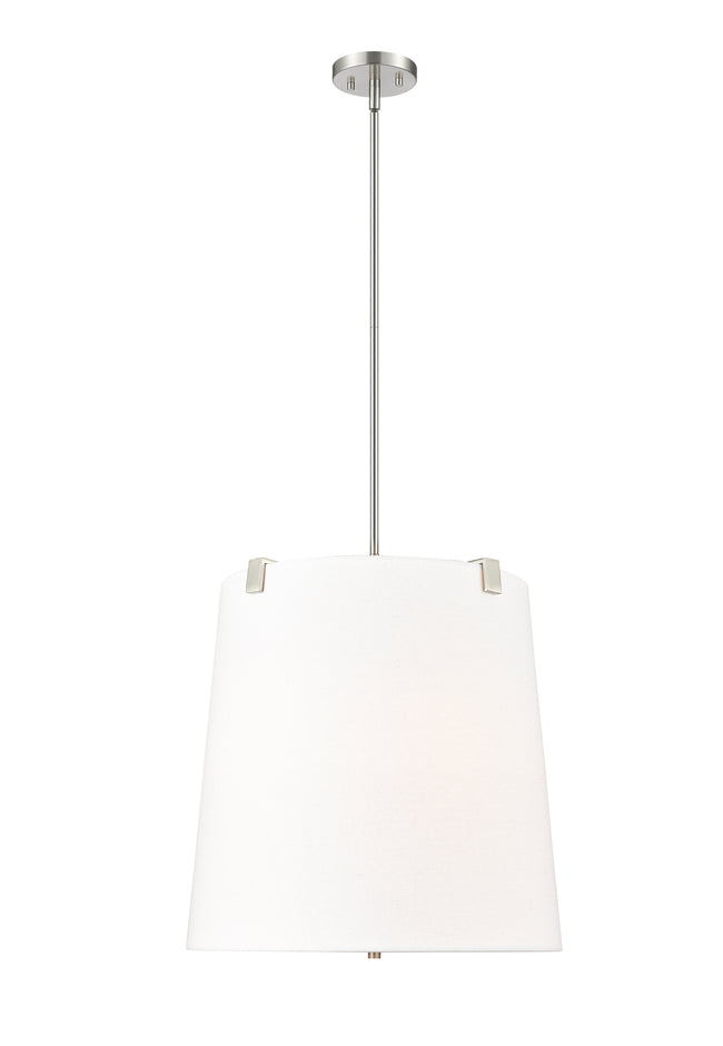 3501P18-BN - Weston 5 Light 18" Pendant - Brushed Nickel