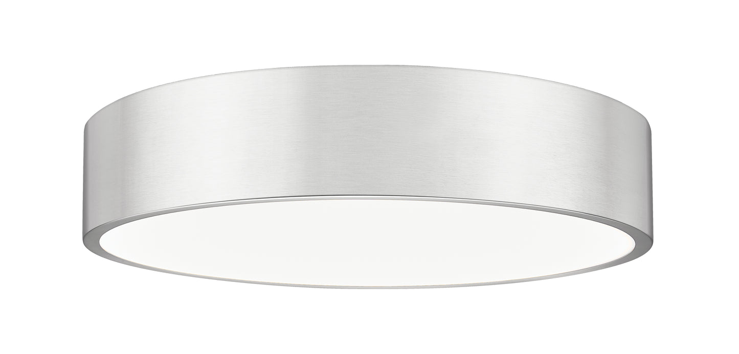 1017F20-BN-LED - Coronado 1 Light Flush 20" Mount - Brushed Nickel