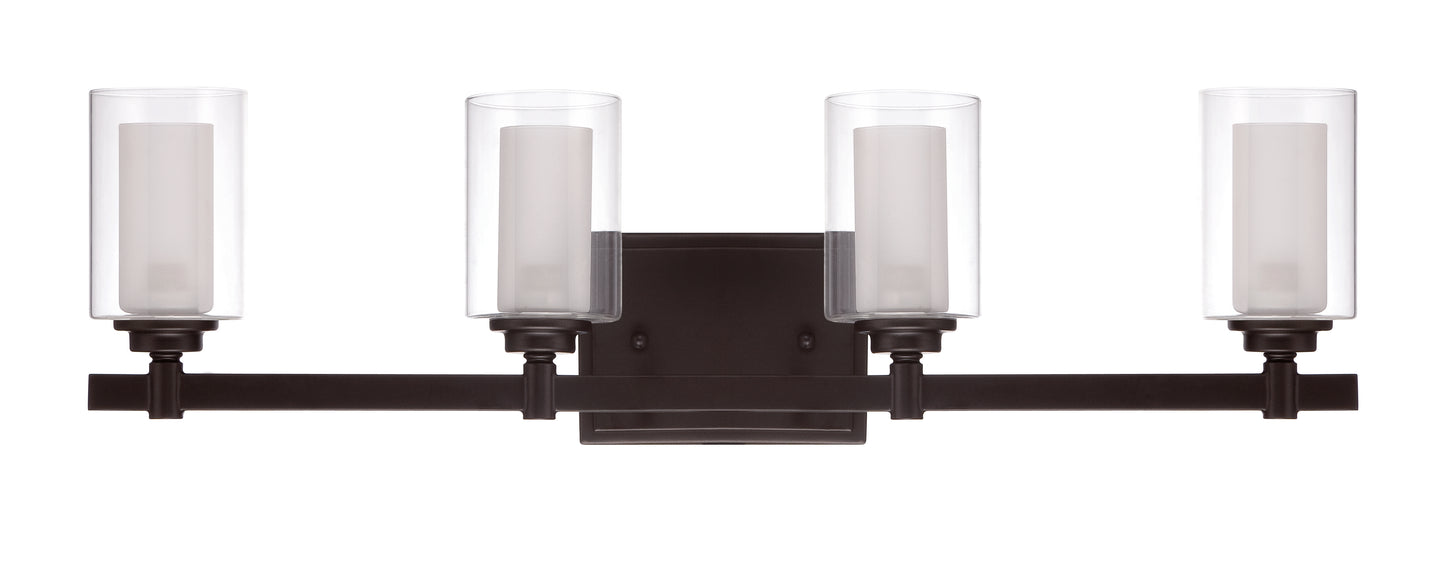 16727ESP4 - Celeste 4 Light 27" Wide Vanity Light - Espresso