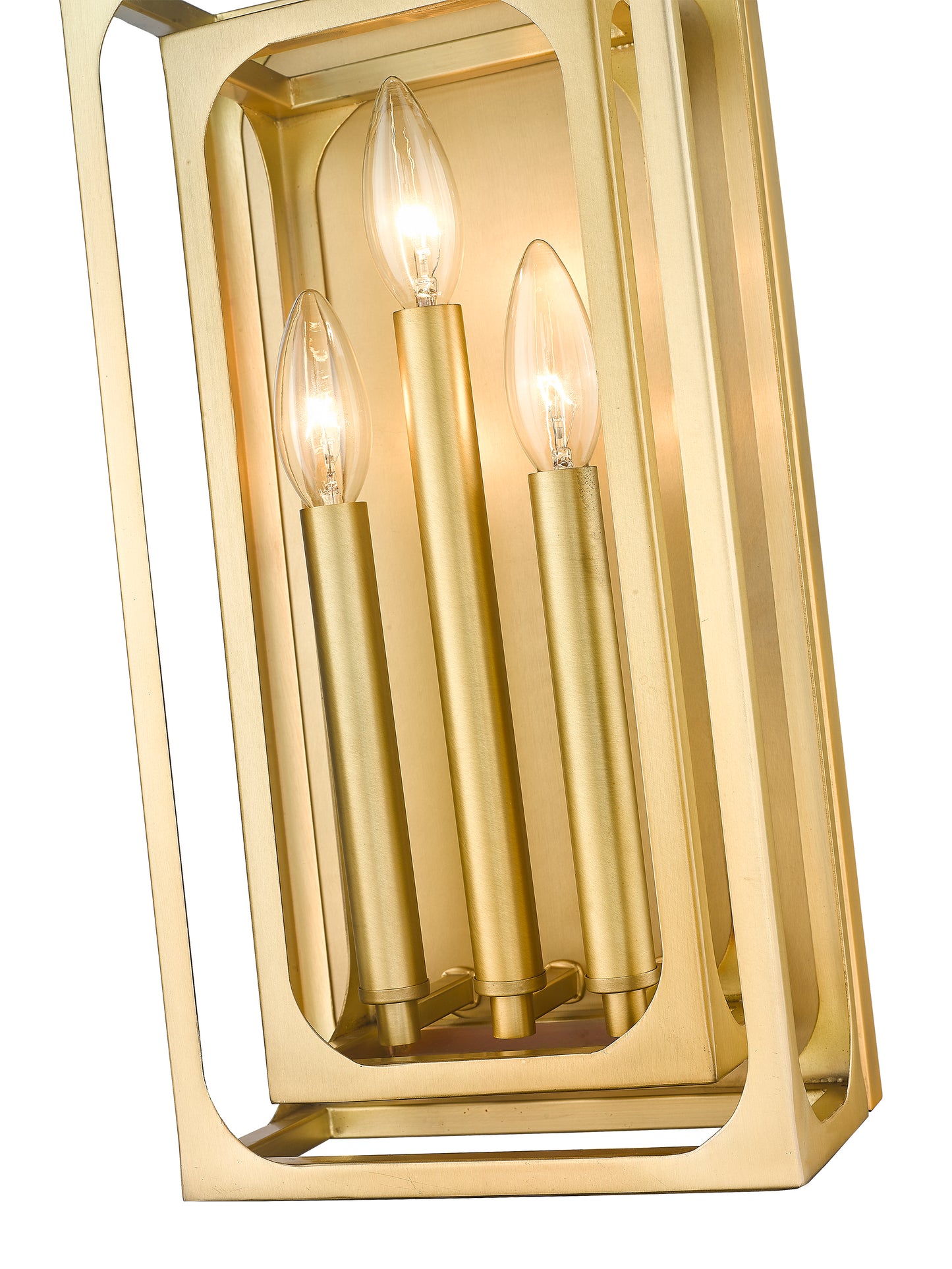 3038-3S-RB - Easton 3 Light Wall 16" Sconce - Rubbed Brass
