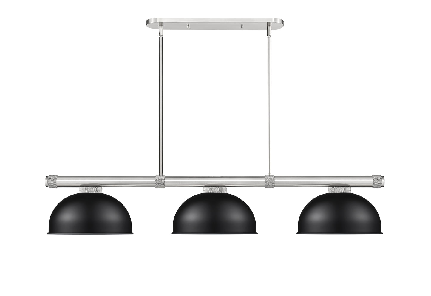 3050-3BN-D13MB - Vanguard 3 Light 58" Billiard - Brushed Nickel