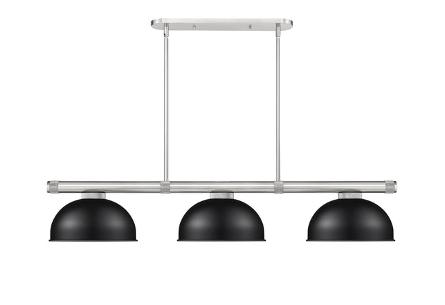 3050-3BN-D13MB - Vanguard 3 Light 58" Billiard - Brushed Nickel