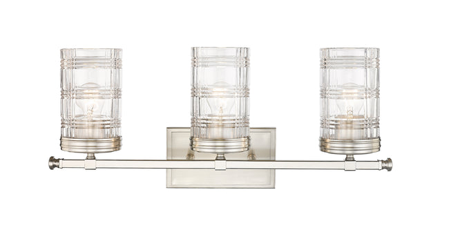 344-3V-BN - Archer 3 Light 25" Vanity - Brushed Nickel