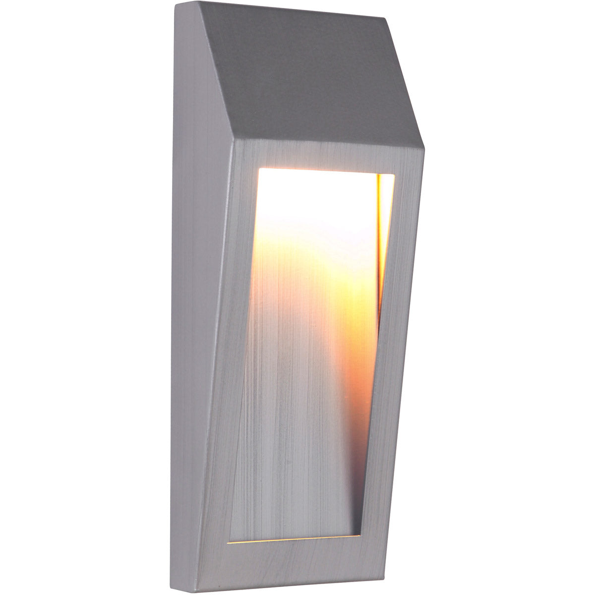 Z9302-BAO-LED - Wedge 1 Light 11" High Outdoor Pocket Sconce - Brushed Aluminum