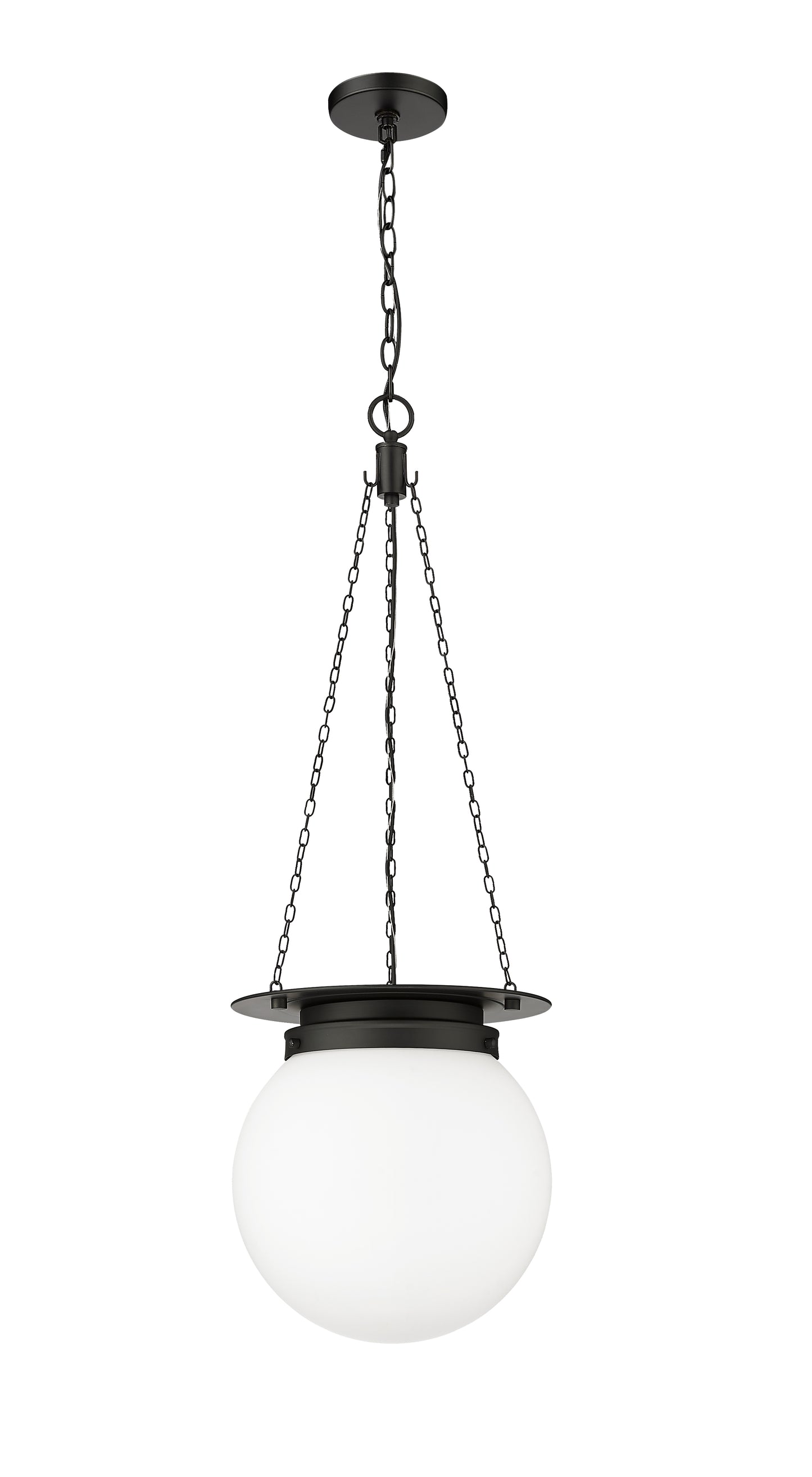 7505P13-MB - Calhoun 1 Light 13" Pendant - Matte black
