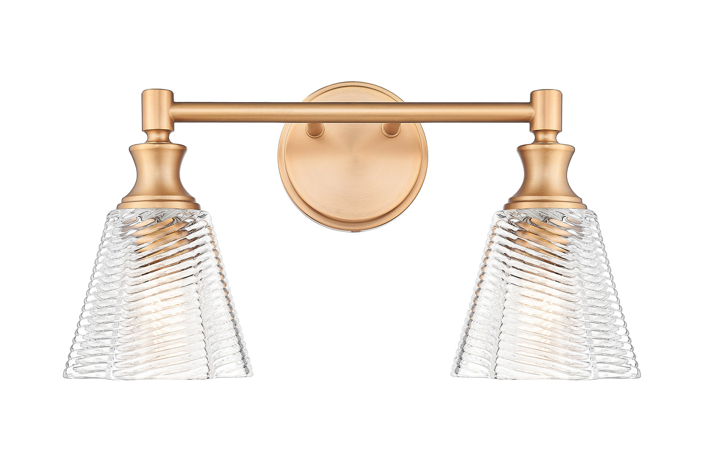 7704-2V-MGLD - Auden 2 Light 18" Vanity - Modern Gold