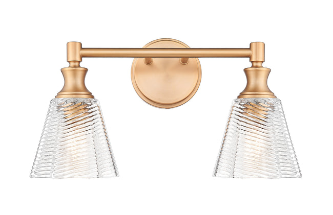 7704-2V-MGLD - Auden 2 Light 18" Vanity - Modern Gold