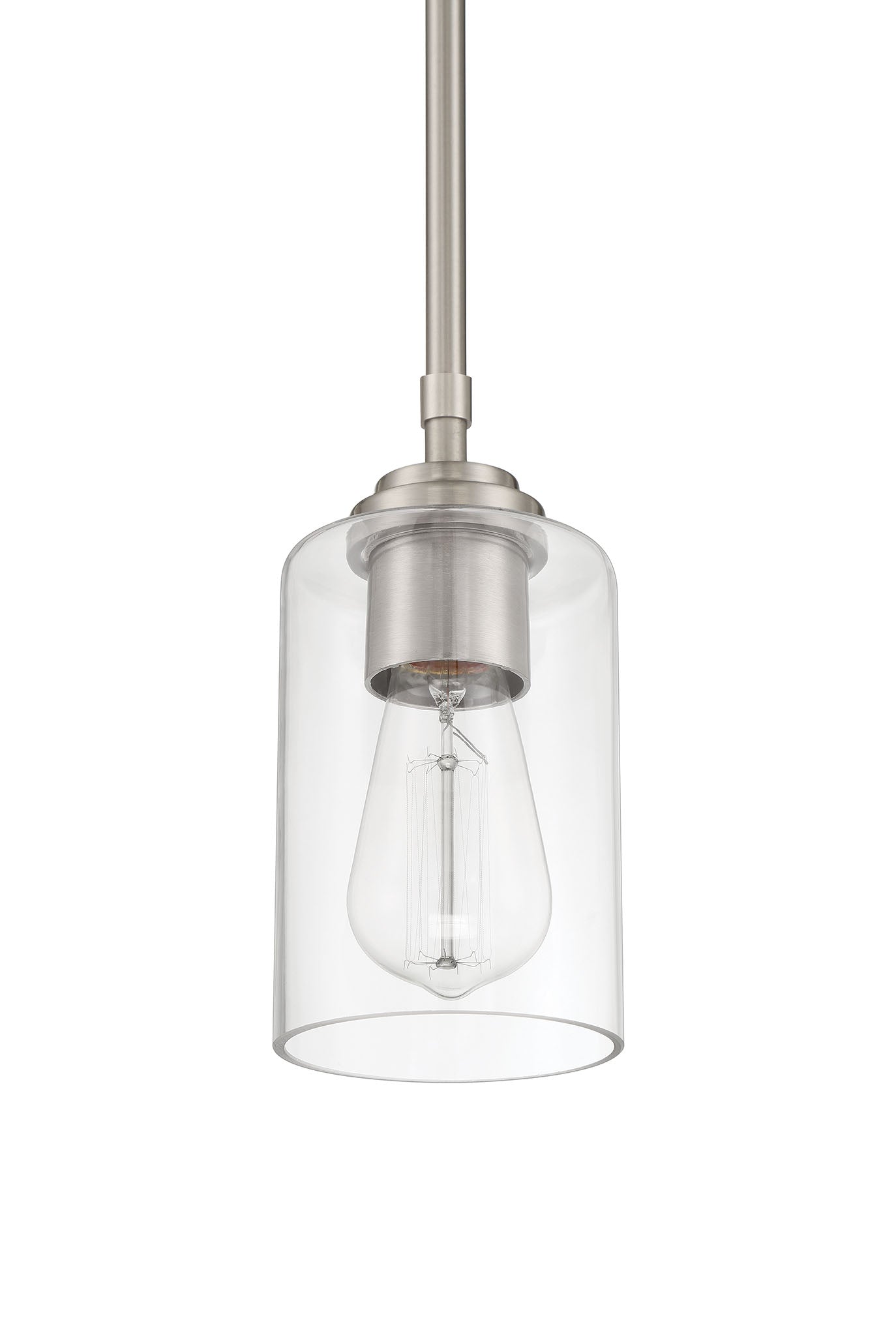 56091-BNK - Stowe 1 Light 5.13" Wide Mini Pendant - Brushed Nickel