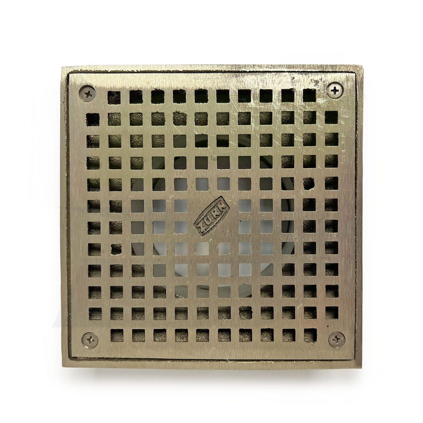 ZN400-6S - 3-1/2" NPSM Adjustable 6" Square Strainer (Polished Nickel Bronze Top)