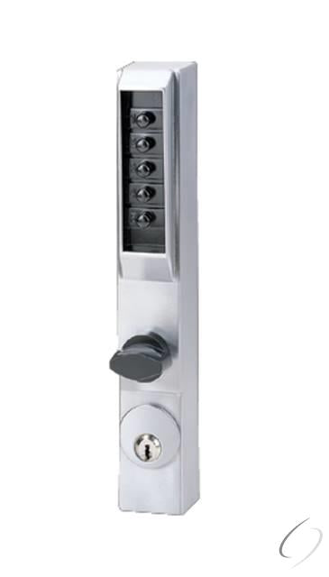 Kaba Simplex 20416826D 1/2" Floating Face Latch with 2-3/4" Backset Satin Chrome Finish