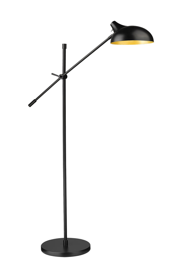 1942FL-MB - Bellamy 1 Light Floor 52" Lamp - Matte Black