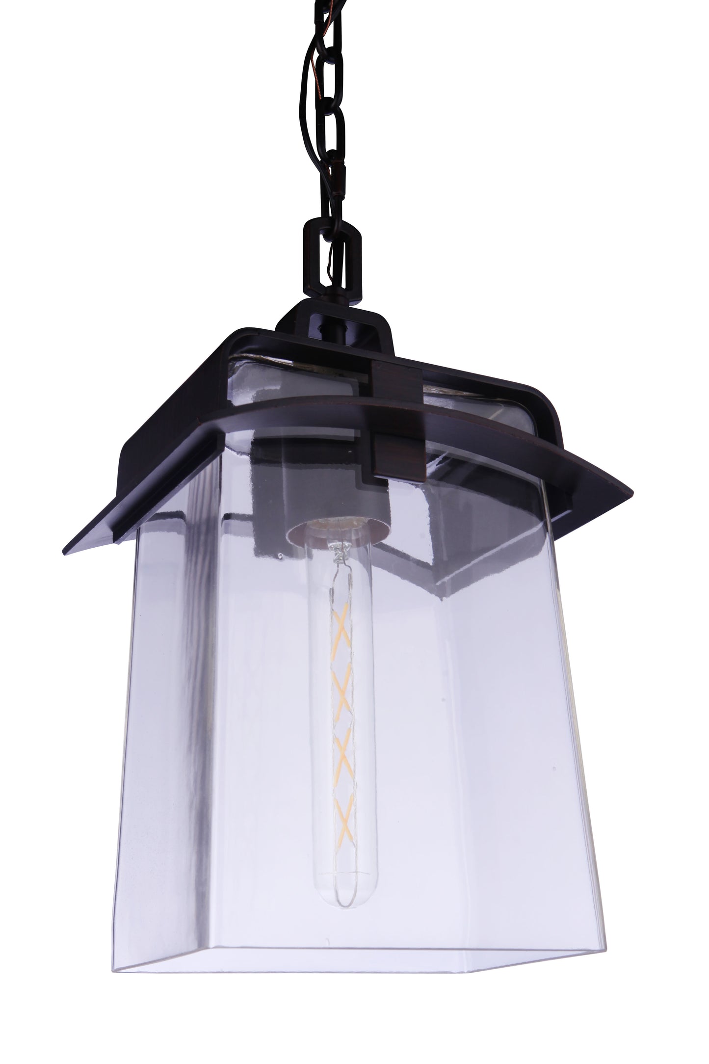 ZA6011-ABZ - Smithy 1 Light 9" Wide Outdoor Pendant - Aged Bronze Brushed