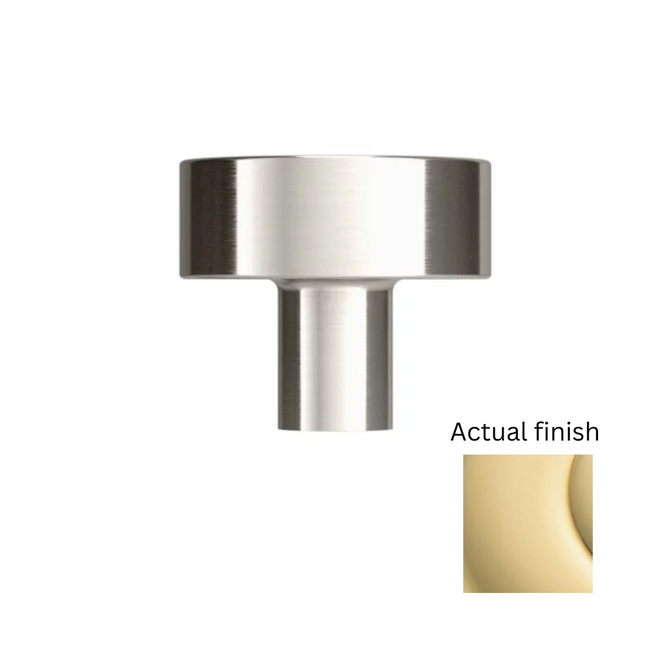 4404031 - 1 1/4" - Contemporary Knob - Unlacquered Brass