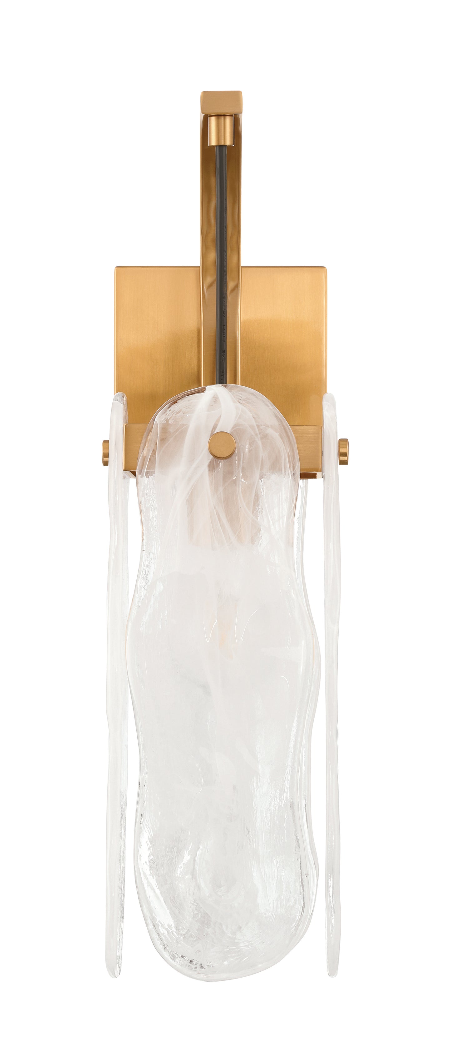 59961-SB - Angela 1 Light 17" High Wall Sconce - Satin Brass