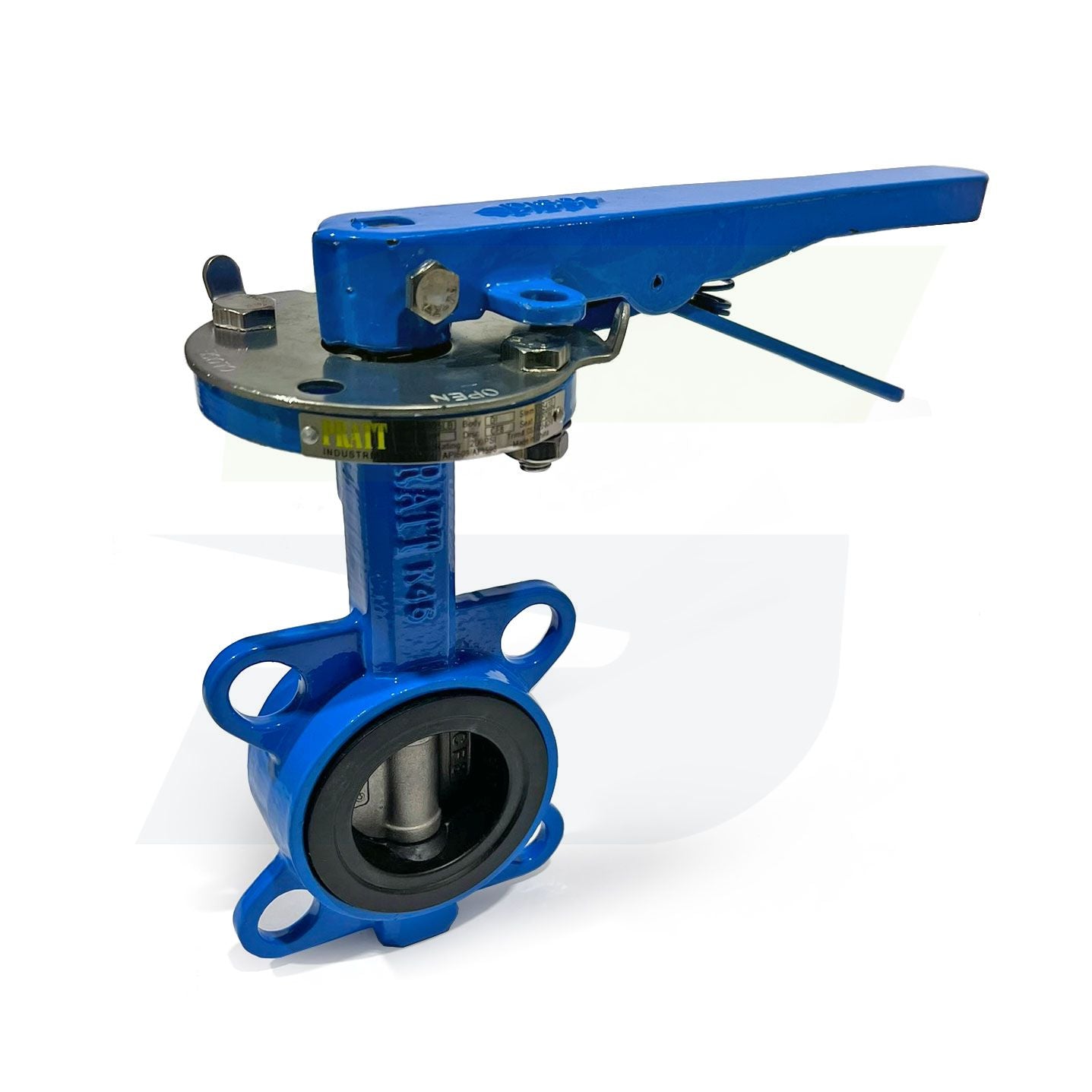 OS1-020-8CF8-LH - 2" OS Series Wafer Butterfly Valve - SS Disc - EPDM Seat - Lever