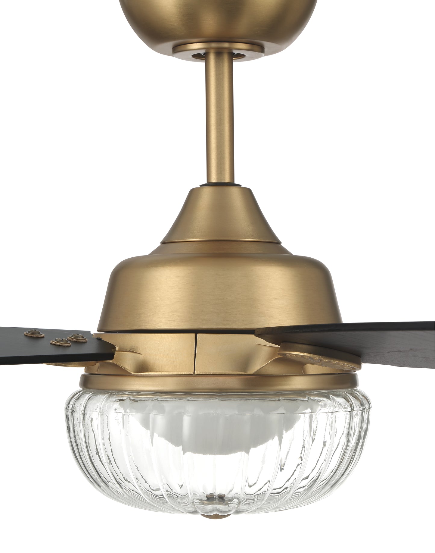 CHS52SB5-NWF - Chandler 52" Indoor Ceiling Fan no Wifi 52" 5 Blade Ceiling Fan with Light Kit - Satin Brass
