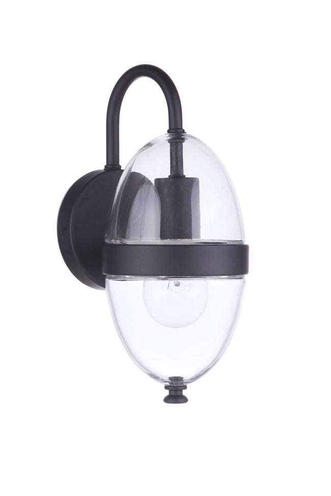 ZA3504-MN - Sivo 1 Light 11.75" High Outdoor Wall Lantern - Midnight