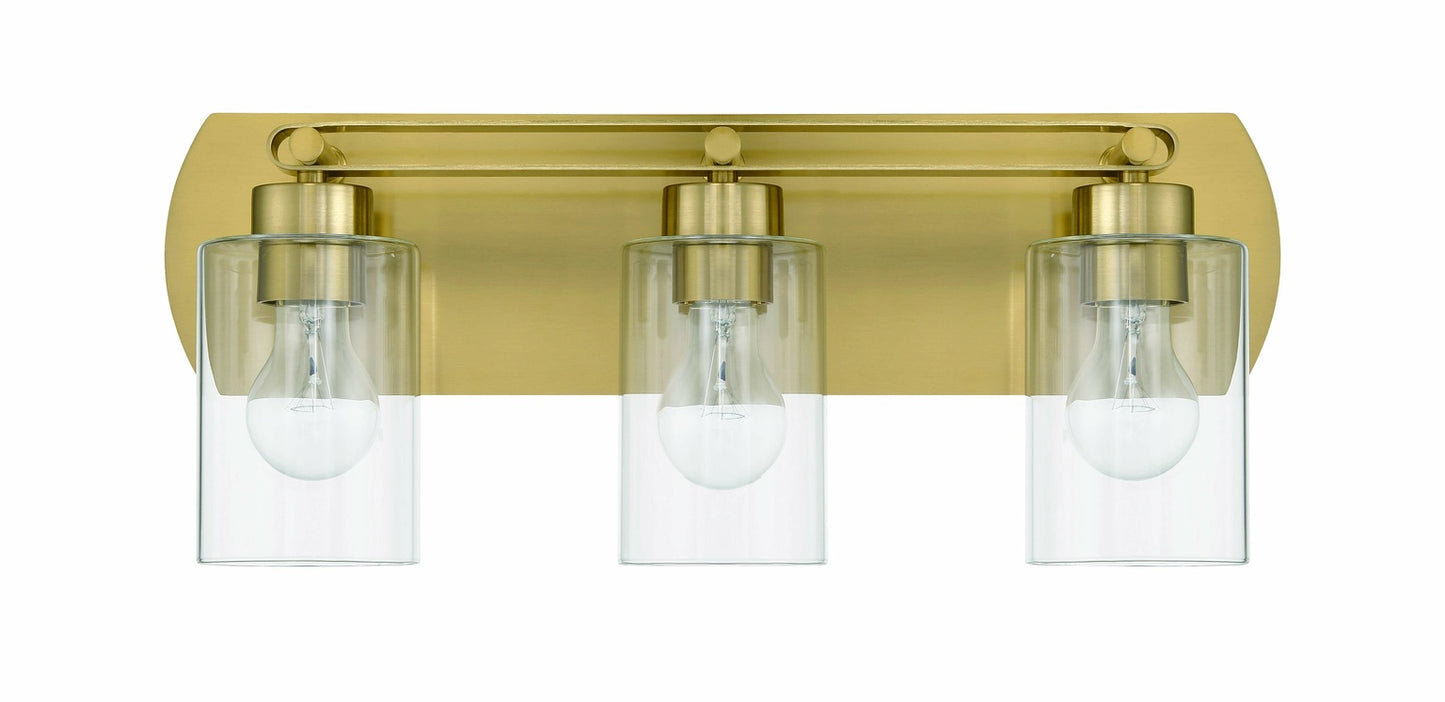17621SB3 - Hendrix 3 Light 20" Wide Vanity Light - Satin Brass