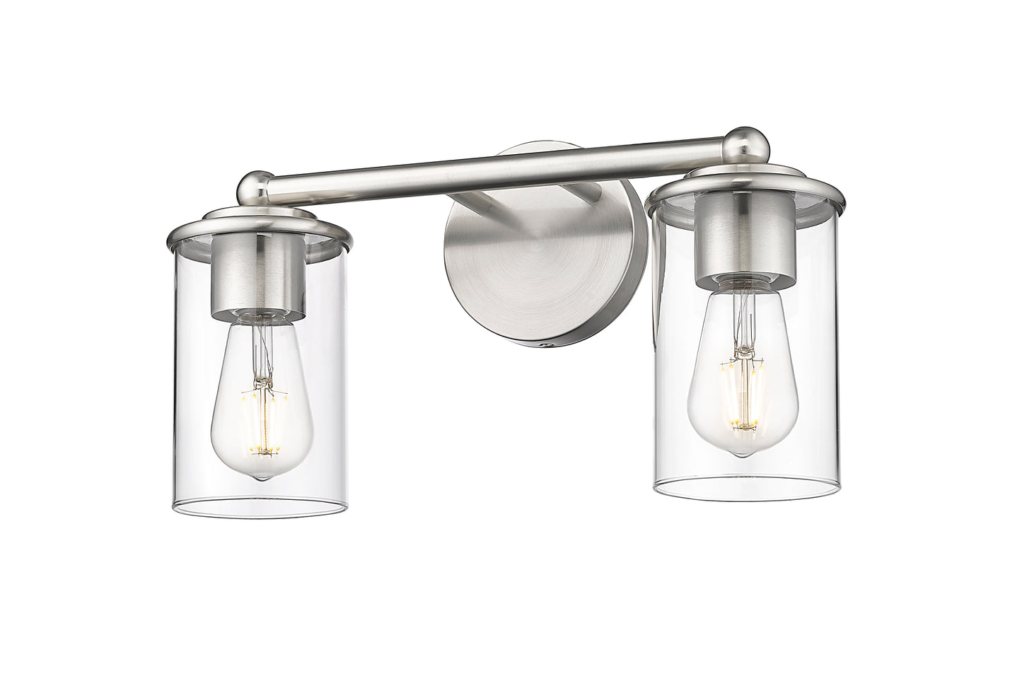 742-2V-BN - Thayer 2 Light 16" Vanity - Brushed Nickel