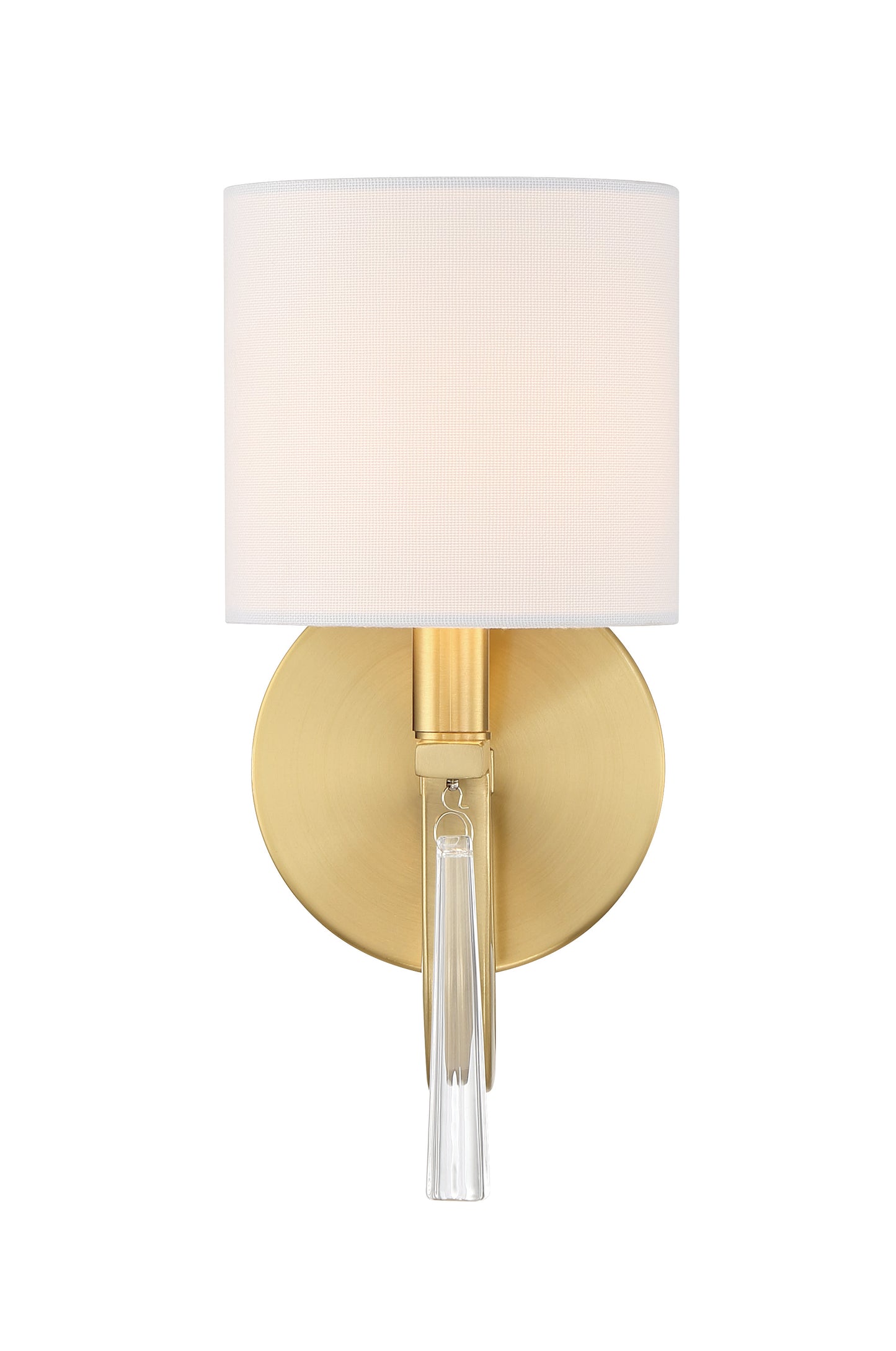 58261-SB - Fortuna 1 Light 11" High Wall Sconce - Satin Brass