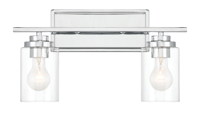 20417CH2 - Clark 2 Light 17" Wide Vanity Light - Chrome
