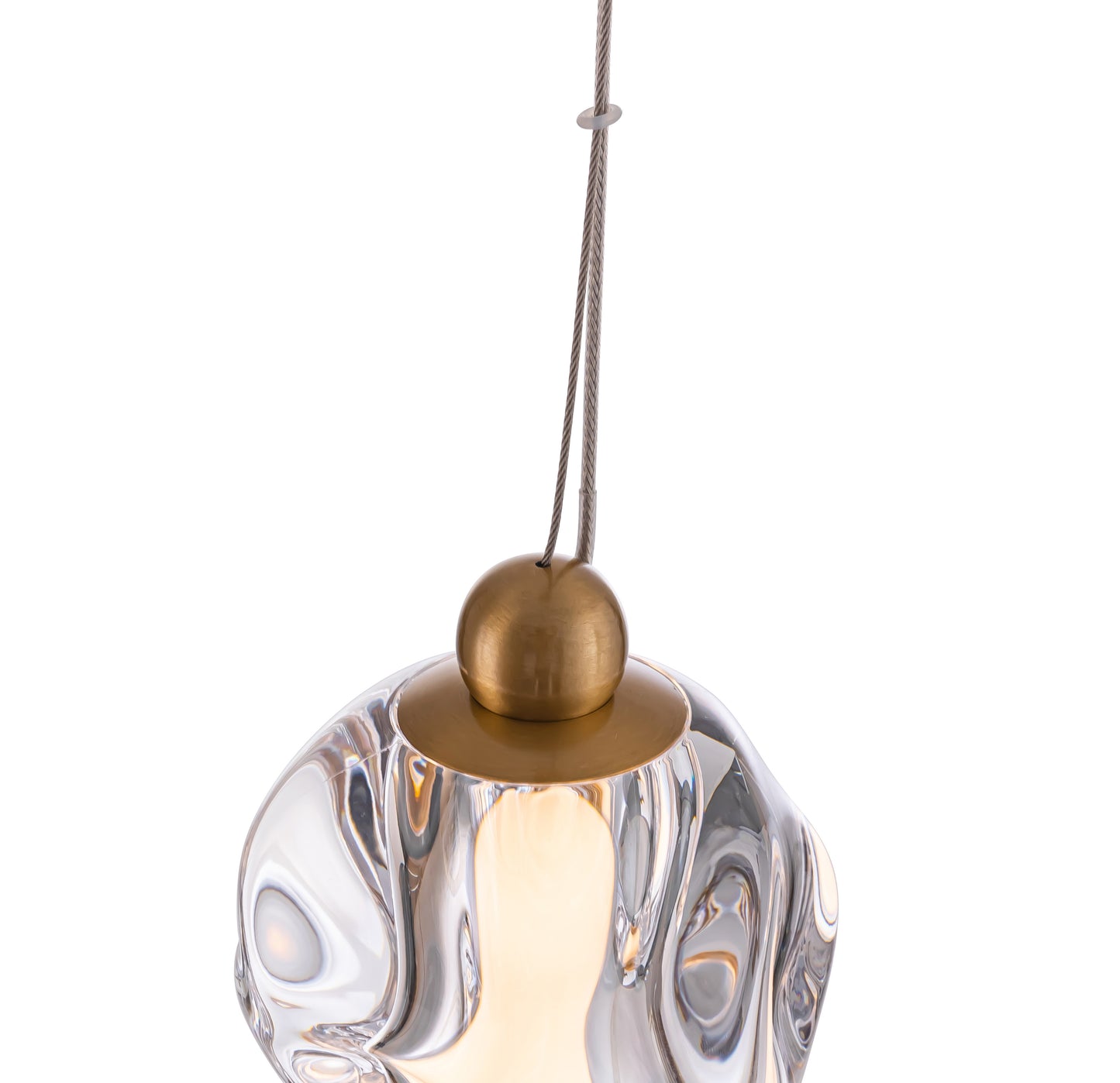 59490-SB-LED - Jackie 4 Light 5.88" Wide Pendant - Satin Brass