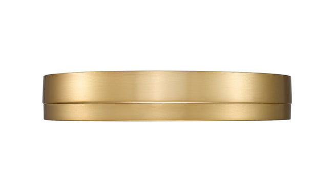 1006F16-MGLD-LED - Algar 1 Light Flush 16" Mount - Modern Gold
