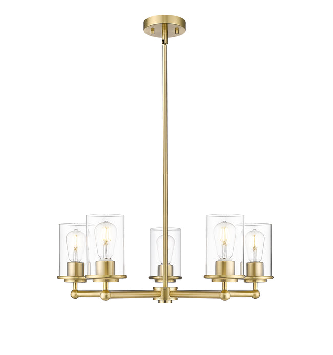 742-5LG - Thayer 5 Light 26" Chandelier - Luxe Gold