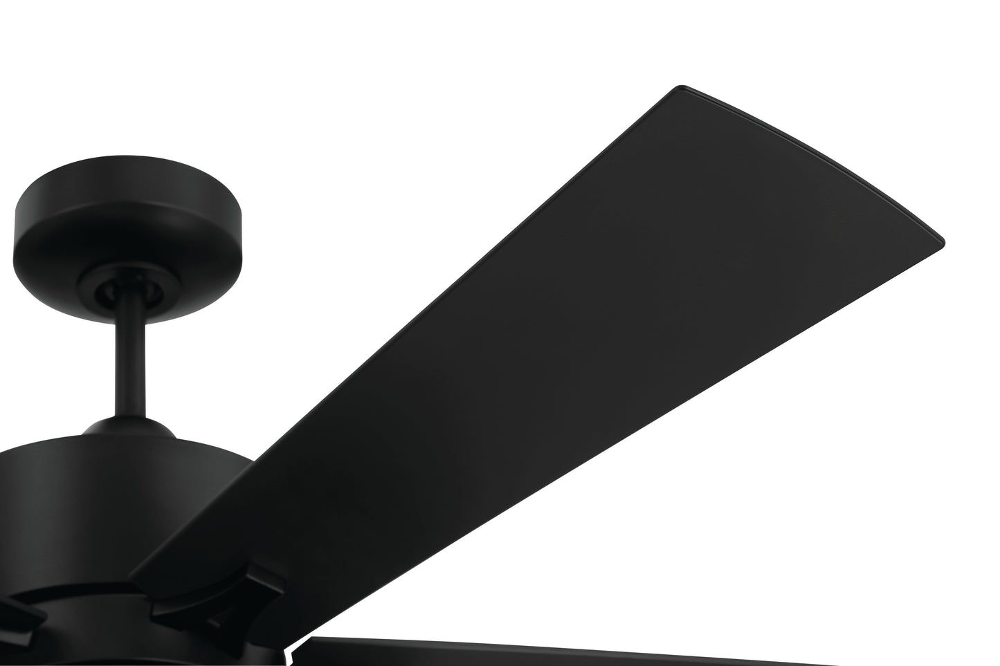 TOP52FB5 - Topper 52" 5 Blade Indoor Outdoor Ceiling Fan with Light Kit - Flat Black