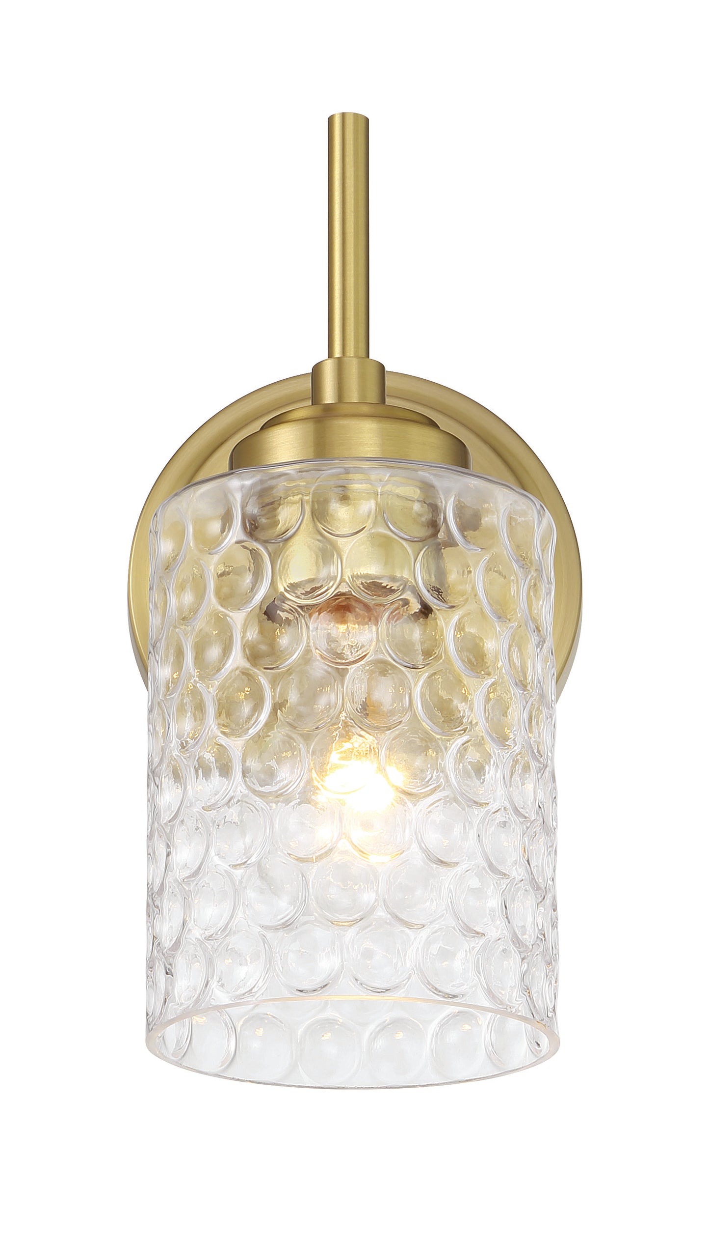 60501-SB - Claire 1 Light 10" High Wall Sconce - Satin Brass