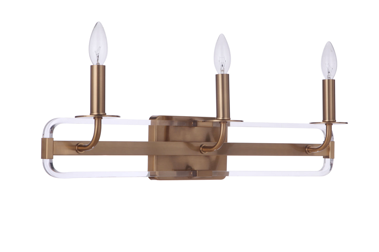 57703-SB - Graclyn 3 Light 25" Wide Vanity Light - Satin Brass