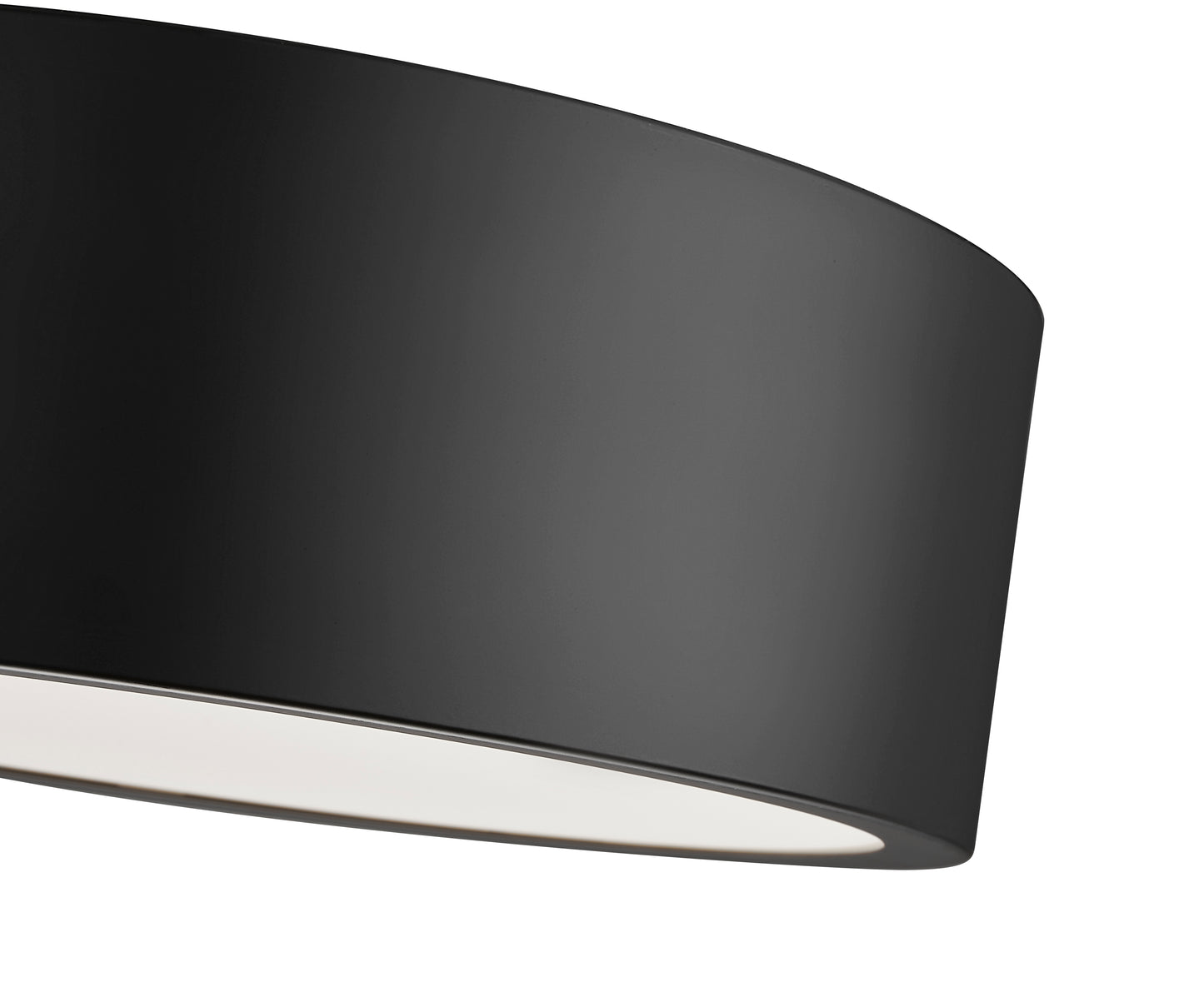 1017F12-MB-LED - Coronado 1 Light Flush 12" Mount - Matte Black