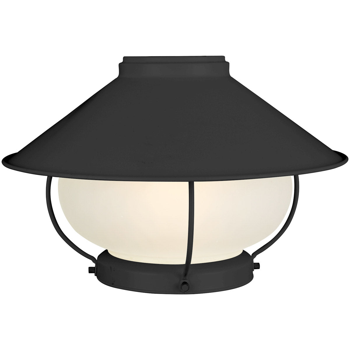 OLK13-FB-LED - Wire Cage Frost Glass w/1x9w LED- FB