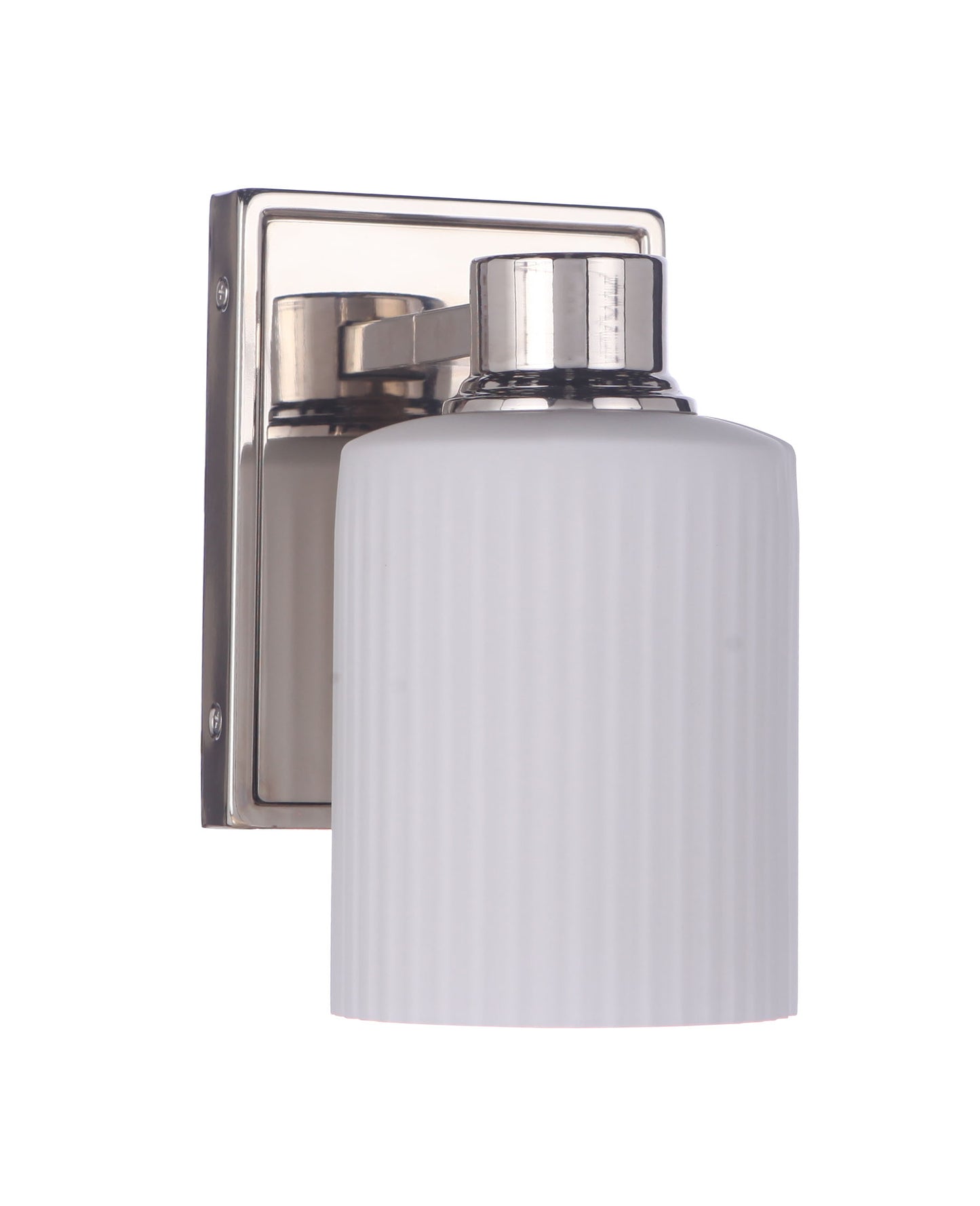12905PLN1 - Bretton 1 Light 8" High Wall Sconce - Polished Nickel