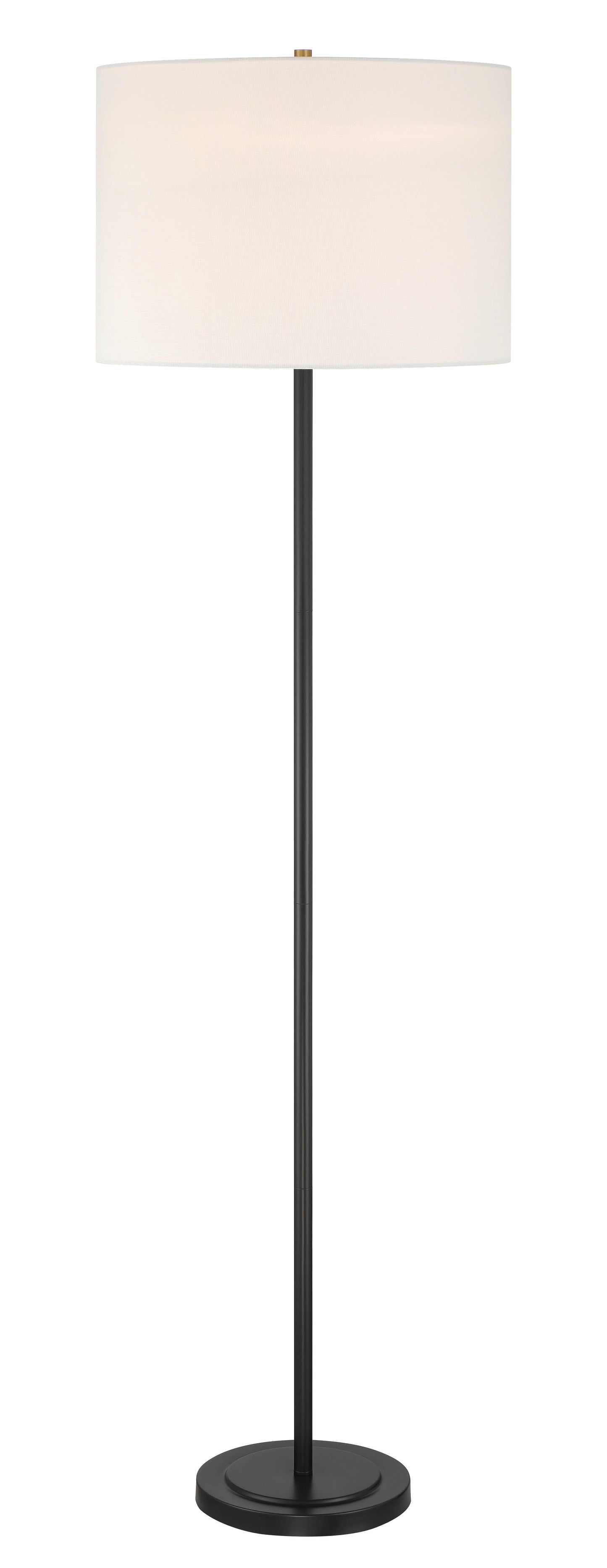 87010FB-F - Jones 1 Light 65" High Floor Lamp - Flat Black