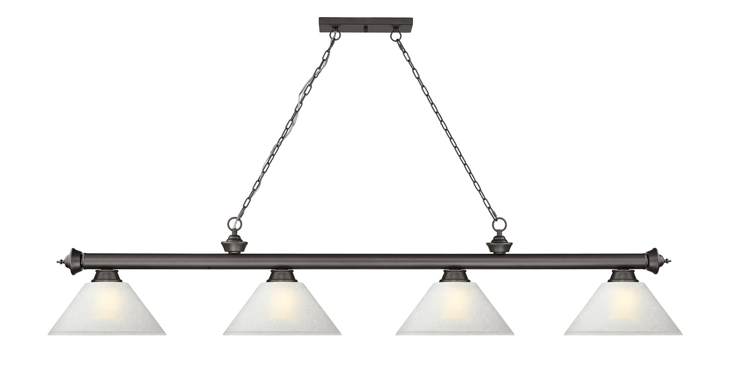 2306-4BRZ-AWL14 - Cordon 4 Light 81" Billiard - Bronze